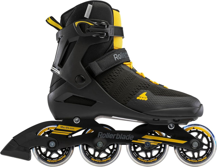ROLLERBLADE Herren Inline-Skates Spark 80 black-saffron yellow 42, black-saffron yellow 42