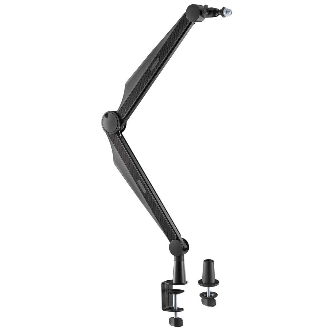 Toboli Mikrofonarm 80cm Gelenkarm Tischhalterung für 3/8" und 5/8" Mikrofone für Studio und Zuhause