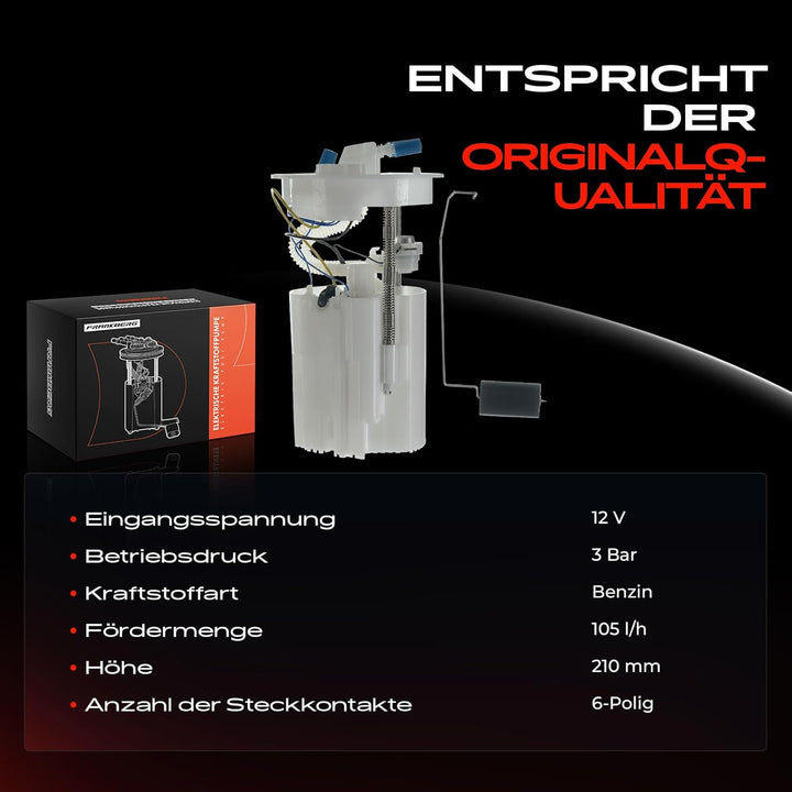 Kraftstoffpumpe Benzinpumpe für C-Max II DXA/CB7, DXA/CEU Focus III Grand C-Max DXA/CB7, DXA/CEU I4