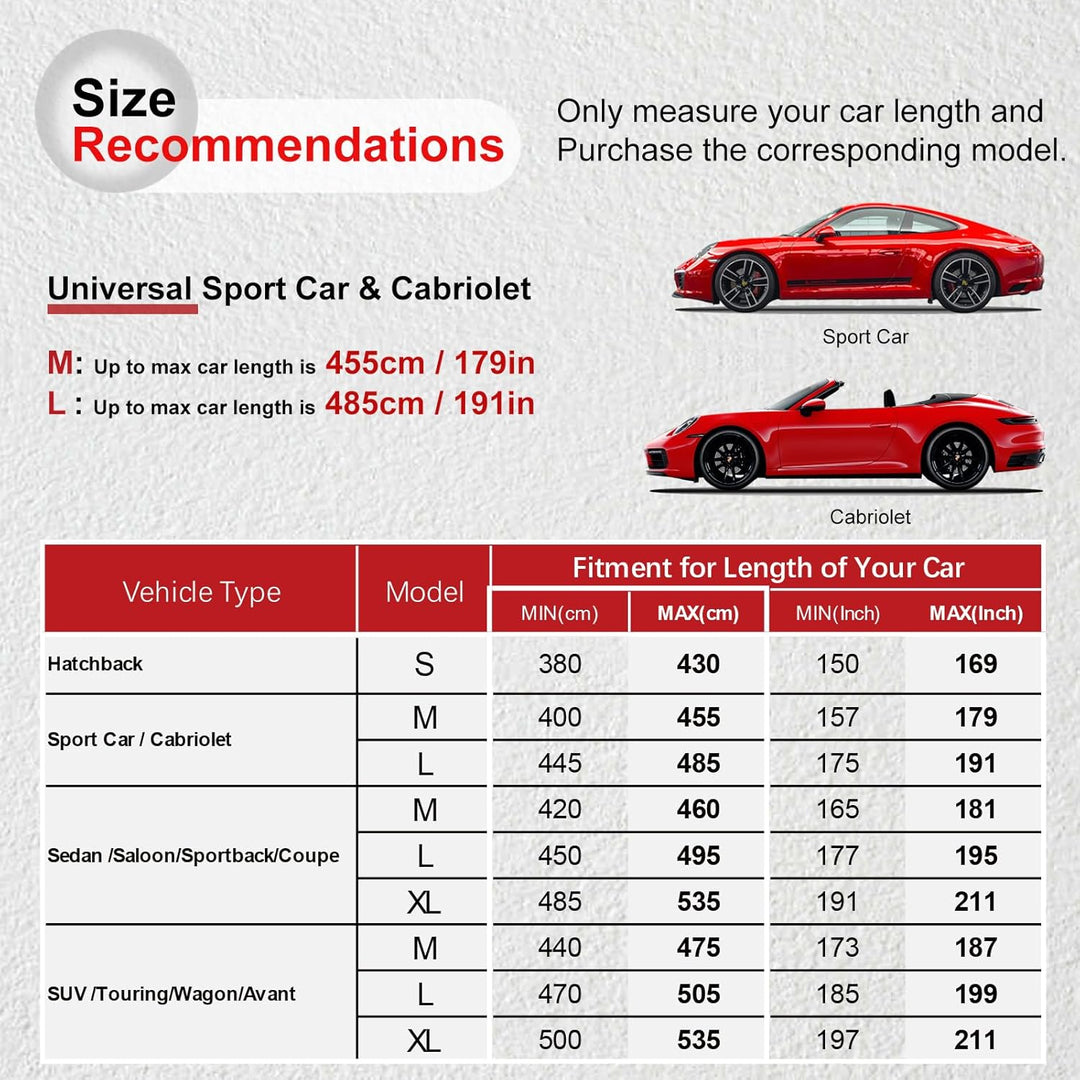 Premium Auto Abdeckplane Indoor Stretch Autoabdeckung, Weiches Innenfutter, Atmungsaktiv, Staubdicht