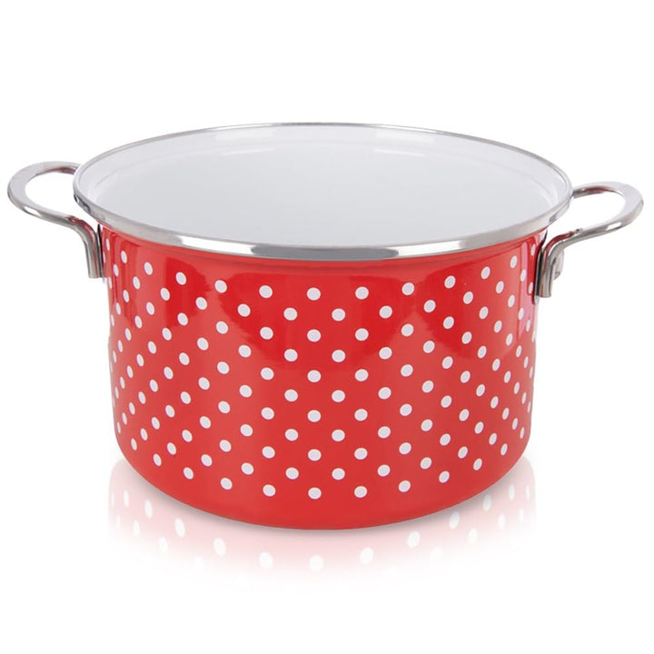 orion group Emaille Kochtopf 4 l Ø 22 cm – Praktischer Kochtopf mit ergonomischen Griffen – Für alle