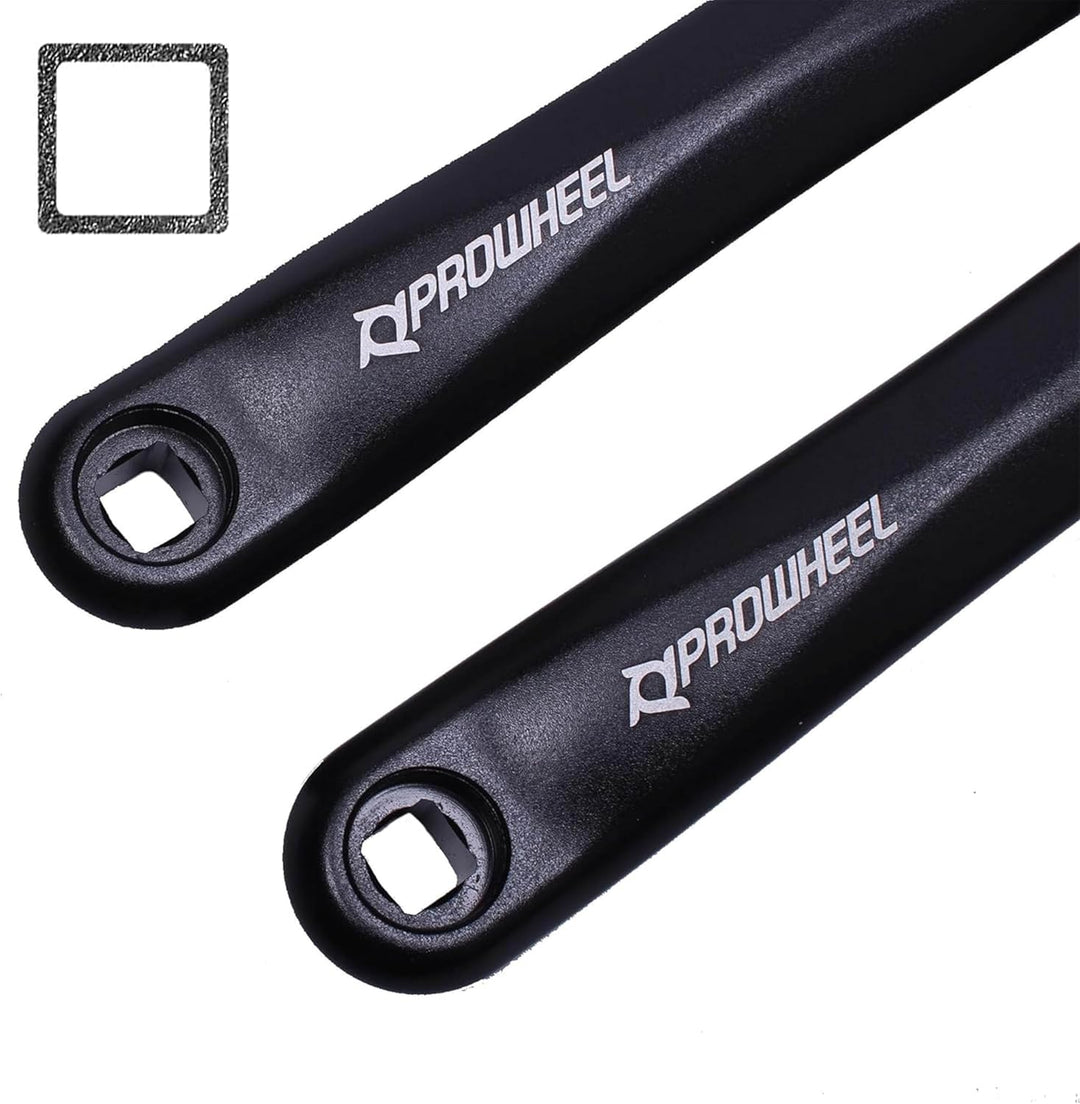 Prowheel Ebike Kurbelarm Erhältlich in Vierkantbohrung,140MM/152MM/160MM/165MM/170MM/175MM Fahrradku