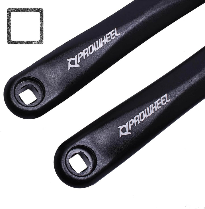 Prowheel Ebike Kurbelarm Erhältlich in Vierkantbohrung,140MM/152MM/160MM/165MM/170MM/175MM Fahrradku