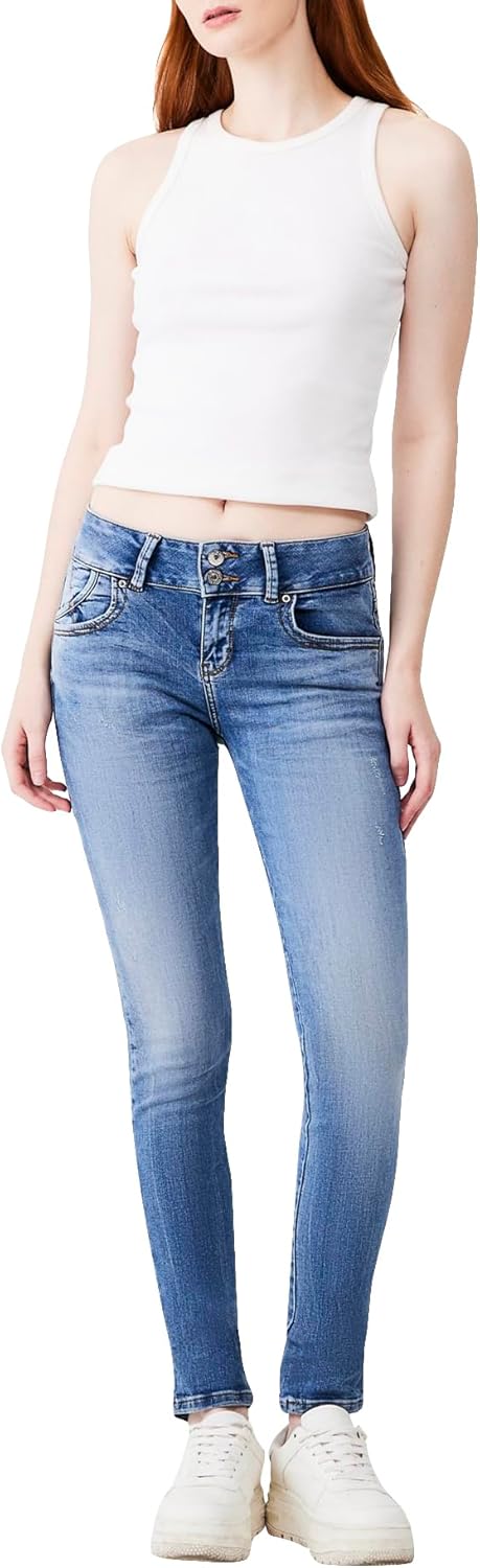 LTB Jeans Damen Jeans Molly M 24W / 34L Elaro Wash 55179, 24W / 34L Elaro Wash 55179