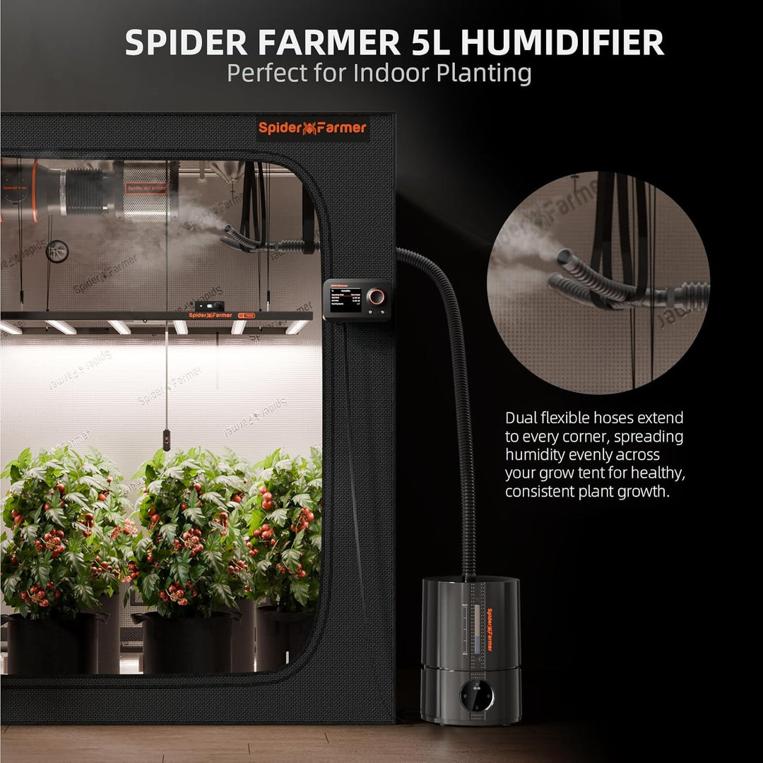 Spider Farmer Neuer 5L Luftbefeuchter und SF4000 Growzelt Komplettset