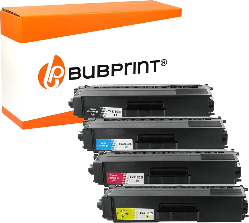 4 Toner kompatibel als Ersatz für Brother TN-326 TN-326BK TN-326C TN-326M TN-326Y für DCP-L8400CDN D