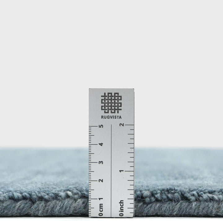 RugVista Handloom Fringes Teppich - Dunkeltürkis 80x120 80 x 120 cm (Rechteckig) Dunkel Teal, 80 x 1