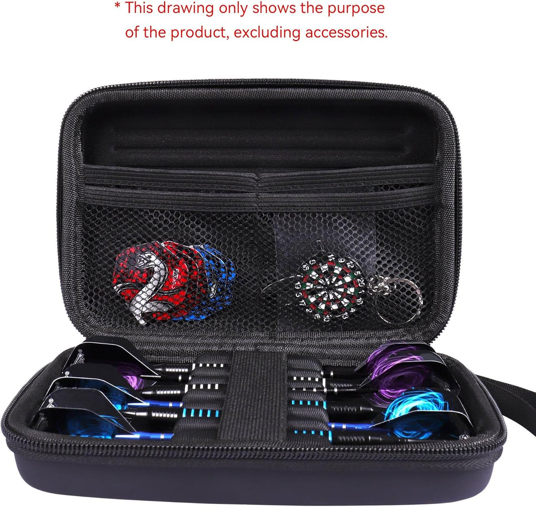 CyeeLife-dartpfeile Tasche für 6 Dartpfeile Softdarts und Steeldarts,Dart case Tragetasche Zubehör S
