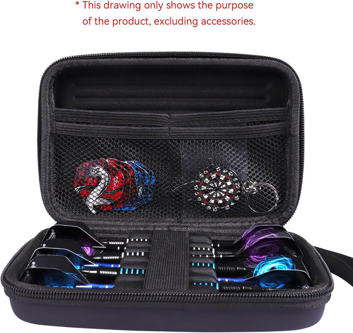 CyeeLife-dartpfeile Tasche für 6 Dartpfeile Softdarts und Steeldarts,Dart case Tragetasche Zubehör S