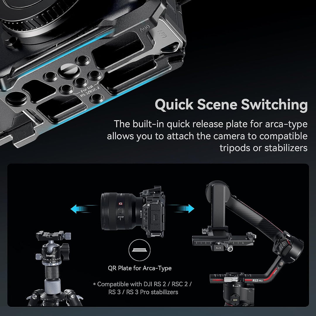 SMALLRIG ZV-E1 Cage Käfig für Sony ZV-E1, vollständiger Kamerakäfig für Sony Alpha ZV-E1, integriert