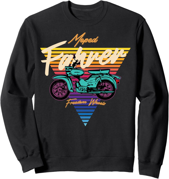 Retro 80er Mopedfahrer Klassiker Simson Star Sweatshirt