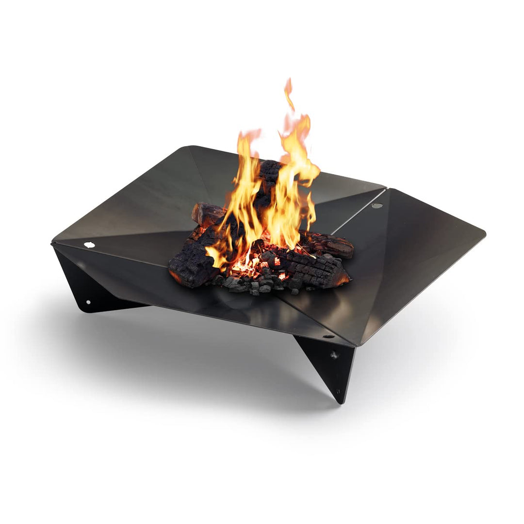 höfats - TRIPLE 90 Feuerschale - Design-Feuerstelle und Grill - für Terrasse und Garten - Corten-Sta