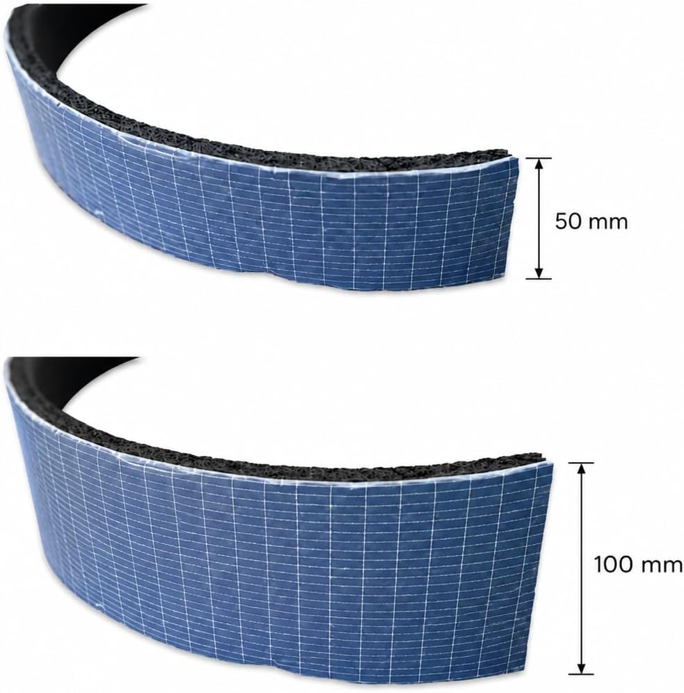 Armacell Armaflex AF B1 Dämmstreifen selbstklebend (10 Meter, 10mm - 100mm) 10 Meter 10mm - 100mm, 1