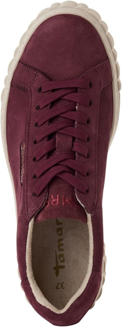 Tamaris Damen Bequemschuhe, Frauen Schnürschuhe,TOUCHit-Fussbett 38 EU Bordeaux, 38 EU Bordeaux