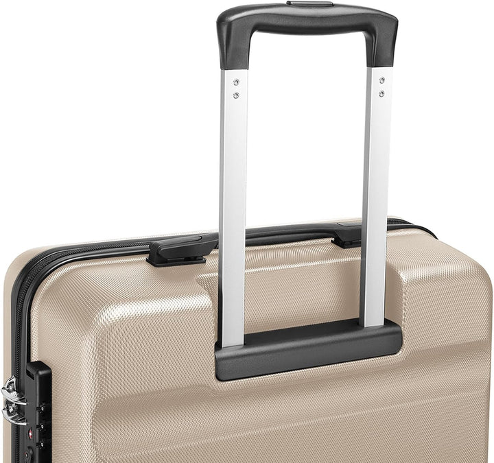 KONO Handgepäck Koffer Klein Reisekoffer Leicht Hartschale Rollkoffer mit TSA Schloss und 4 Rollen,
