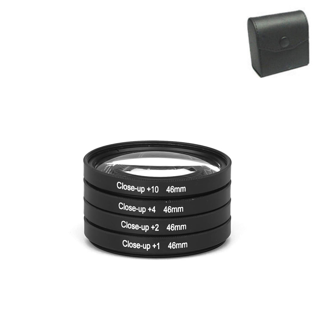 46mm Close-Up Filter Set +1+2 +4 +10 Makrolinse Nahlinse Close Up 46 mm