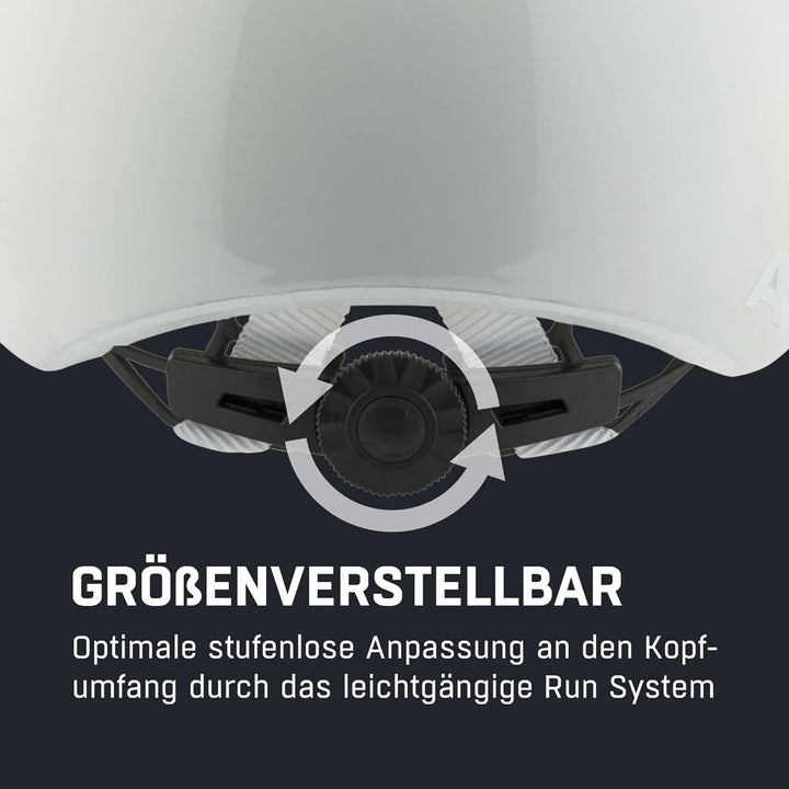 ALPINA HAARLEM - Robuster, Individuell Anpassbarer & Leichter Urban Fahrradhelm Für Erwachsene white