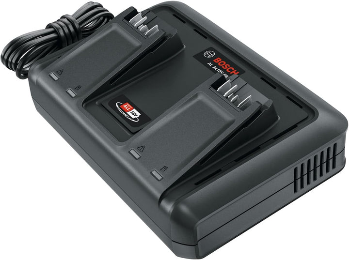 Bosch Ladegerät AL 2x18V-88 (18V, 2x 4,4A; gleichzeitiges Laden von 2x 18V Akkus; 18V POWER FOR ALL