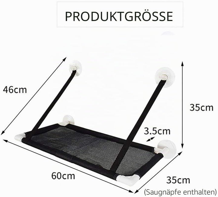 Katzen Fensterplätze, Katzen Zubehör, Fensterplatz Window Lounger Hängematte für Kletterwand-Miezeka