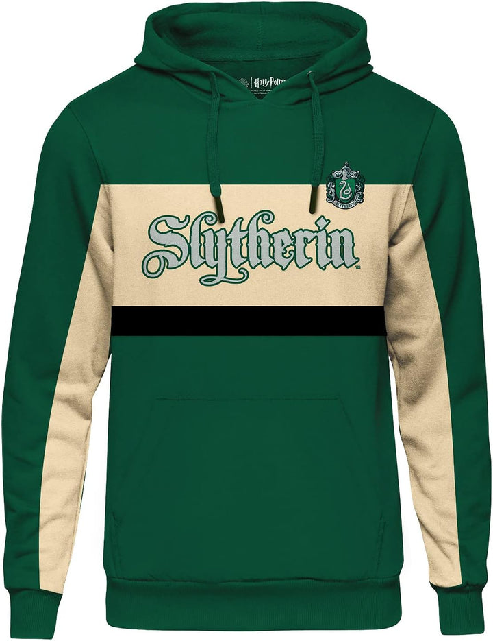Harry Potter Hoodies mit verschiedenen Team Motiven für Herren Damen Unisex Baumwolle L Slytherin, L