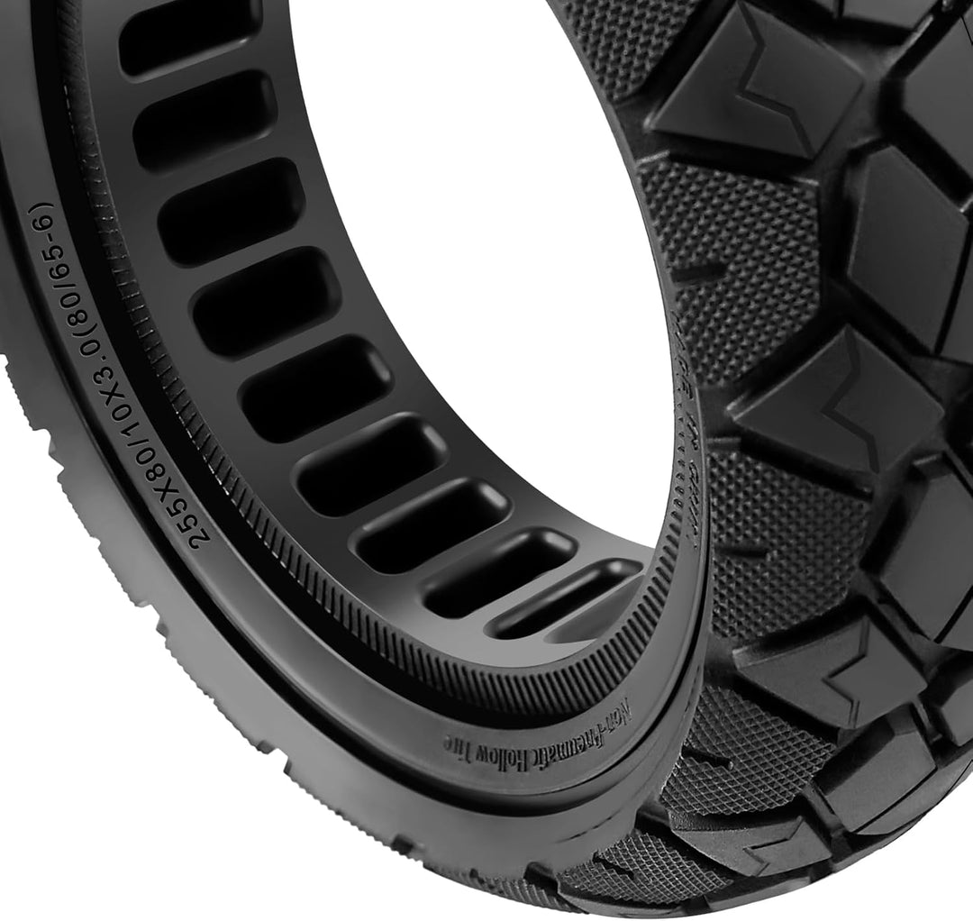 10x3 Vollreifen 80/65-6 Solide Reifen für Kugoo M4/M4 Pro/Kukirin G2 Max, Joyor Y8-S, Nanrobot D6+,