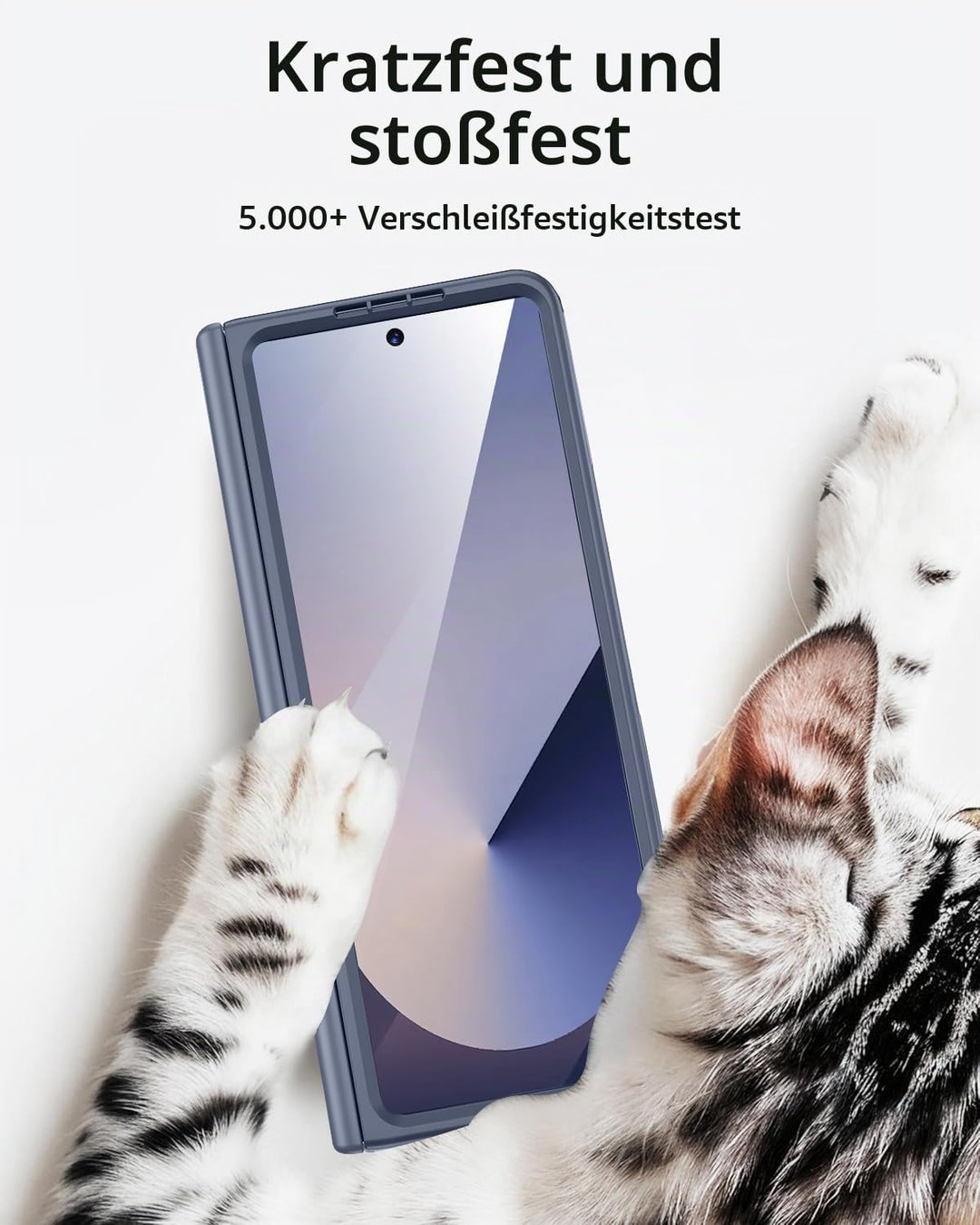 Miimall Kompatibel mit Samsung Galaxy Z Fold 7 Magnetisch Hülle, Anti-SPY Displayschutz &amp; Scharniers