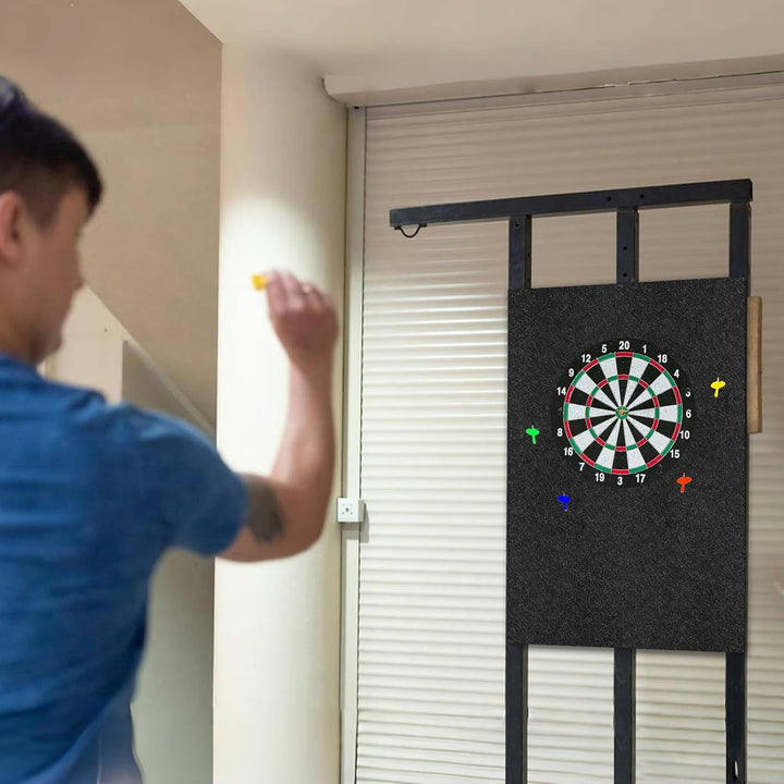 Dartboard Rückwandschutz - Grosse Filz Wandfliesen Als Unterlage Für Dartbretter - Schwarze Rückwand
