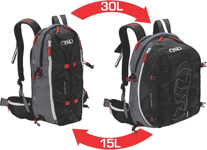 TSL Unisex Dragonfly 15/30 Rucksack 50 x 25.5 x 23.5 cm, 30 Liter Grau, 50 x 25.5 x 23.5 cm, 30 Lite