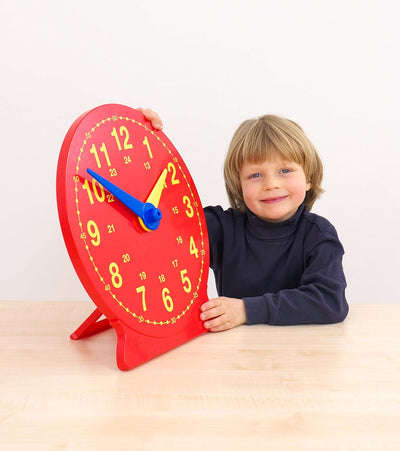 Betzold - Demonstrations-Uhr, Lern-Uhr Durchmesser 41 cm - Mathe Rechenuhr Nocolor, Nocolor