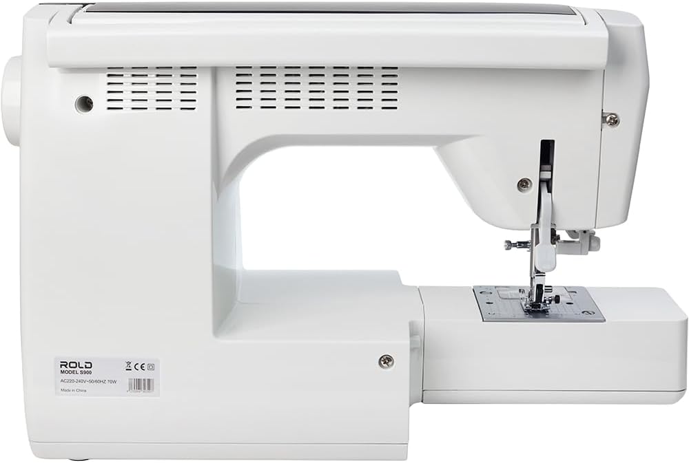 ROLD S900 Computer Nähmaschine mit Touchscreen Display | 180 Nähstiche | 8 Knopflöcher | automatisch