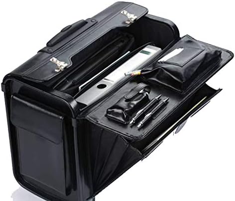 Pilotenkoffer Businesstrolley 45.5 cm schwarz