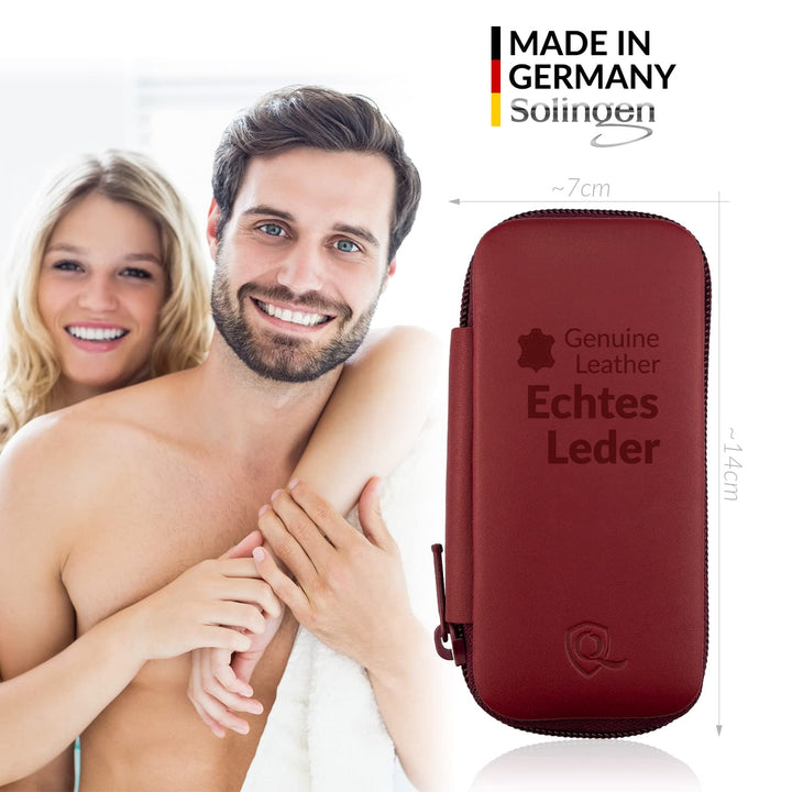 marQus Maniküre Set Herren und Damen 7 Teile mit Nagelzange Solingen Made in Germany für Hand- und F