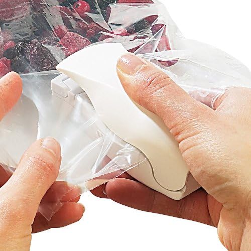 Rosenstein & Söhne Beutel Vakuumiergerät: 2er-Set handliche Tüten-Verschweisser, batteriebetrieben (