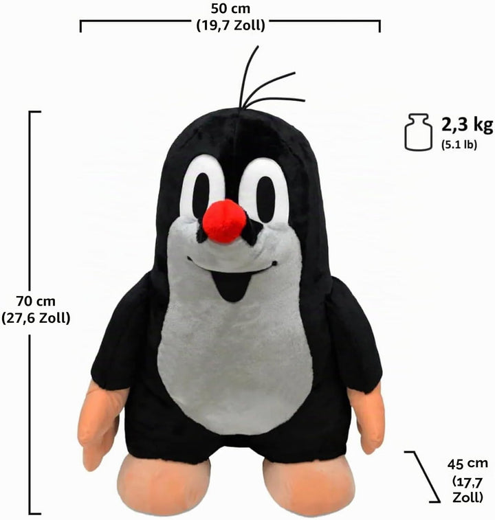 Trullala Plüschfigur, der kleine Maulwurf riesig, aus der &