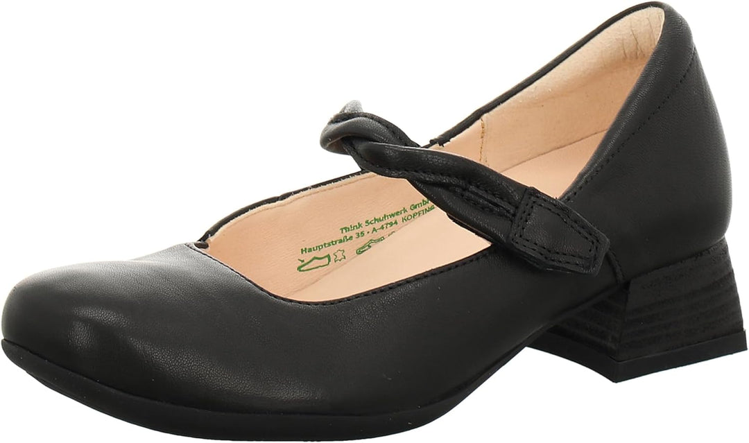 Think! Damen Delicia Chromfrei Gegerbte, Nachhaltige, Riemchen Pumps, 38.5 EU