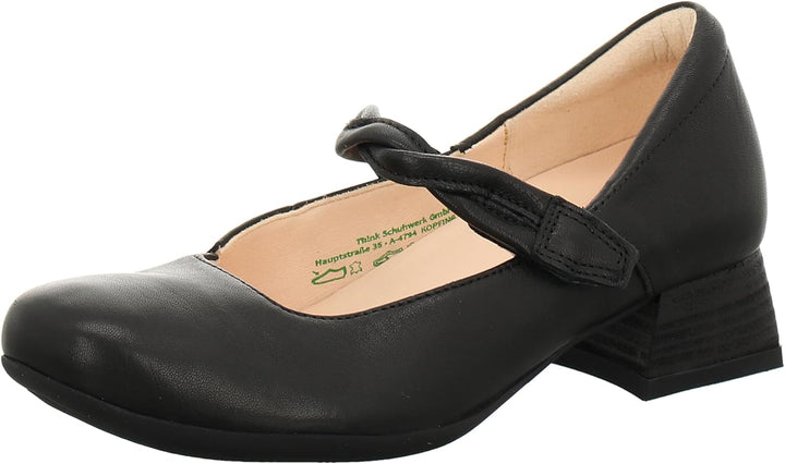 Think! Damen Delicia Chromfrei Gegerbte, Nachhaltige, Riemchen Pumps, 38.5 EU