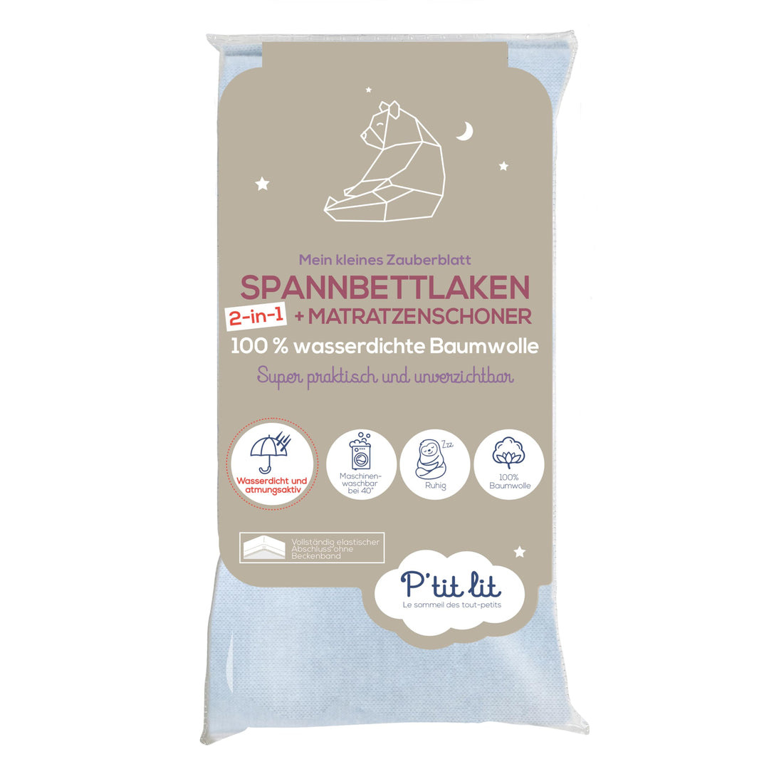 P'tit Lit Bettlaken Magique 2-in-1, 70x140 cm, 70x140 cm