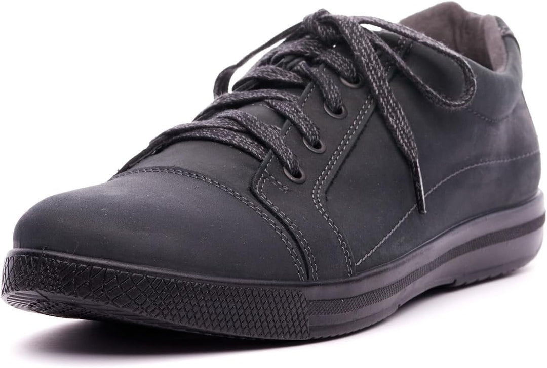 Nordan Original Sneaker Herren. Bequeme warm gefütterte Trainers. Herren Schuhe aus Leder. 45 EU Sch