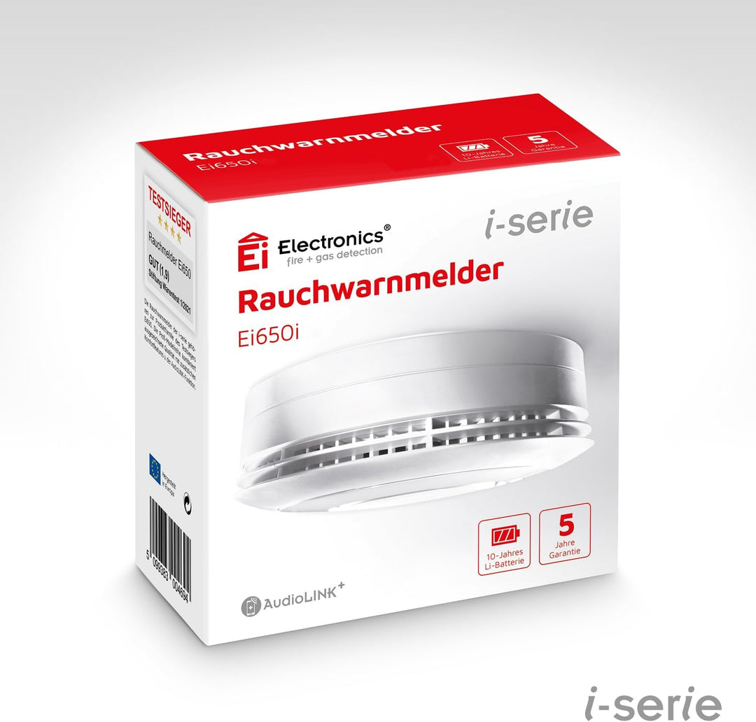 Ei Electronics Professional Ei650i i-Serie-Rauchwarnmelder mit fest eingebauter 10-Jahres-Lithiumbat