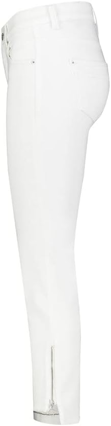 Mac - Damen 5-Pocket Jeans, Rich Slim (5755-90-0389L) 38W / 28L Weiss, 38W / 28L Weiss