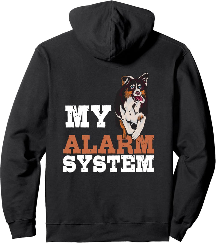Lustiges Australian Shepherd Wachhund Design Aussie Pullover Hoodie