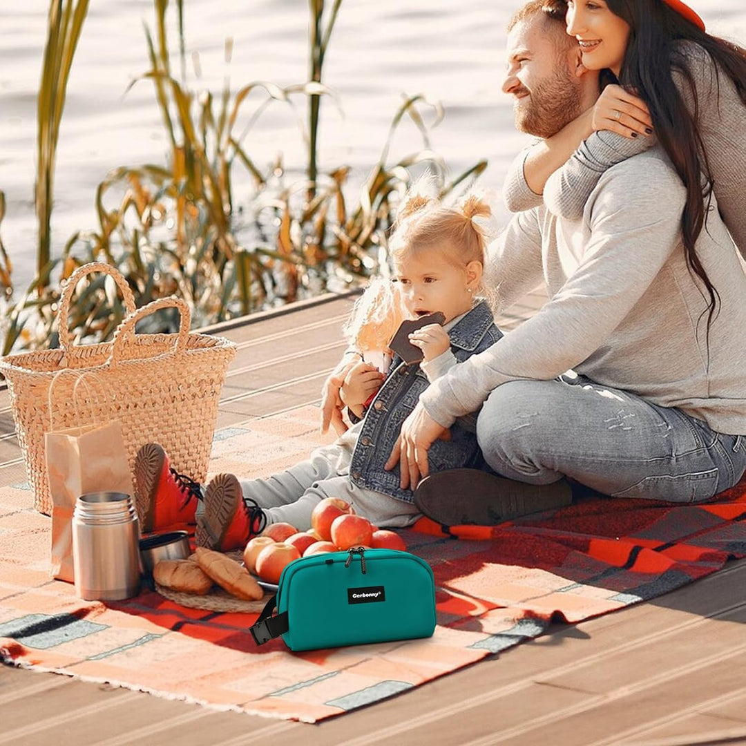 Cerbonny Gefrierbare Lunchtasche, gefrierbare Snack-Tasche, Mini-Kühltasche für Reisen/Arbeit/Schule