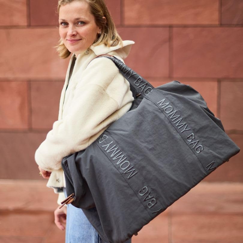 CHILDHOME, Mommy Bag, Wickeltasche, Mutterschaft, Reisetasche, Grosses Fassungsvermögen-Wickelunterl