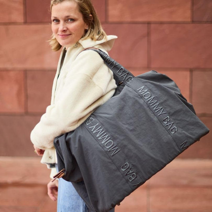 CHILDHOME, Mommy Bag, Wickeltasche, Mutterschaft, Reisetasche, Grosses Fassungsvermögen-Wickelunterl