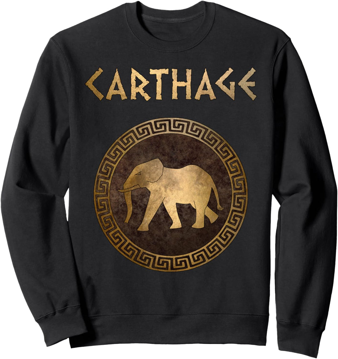 Der alte Karthago Hannibal Kriegselefant Sweatshirt