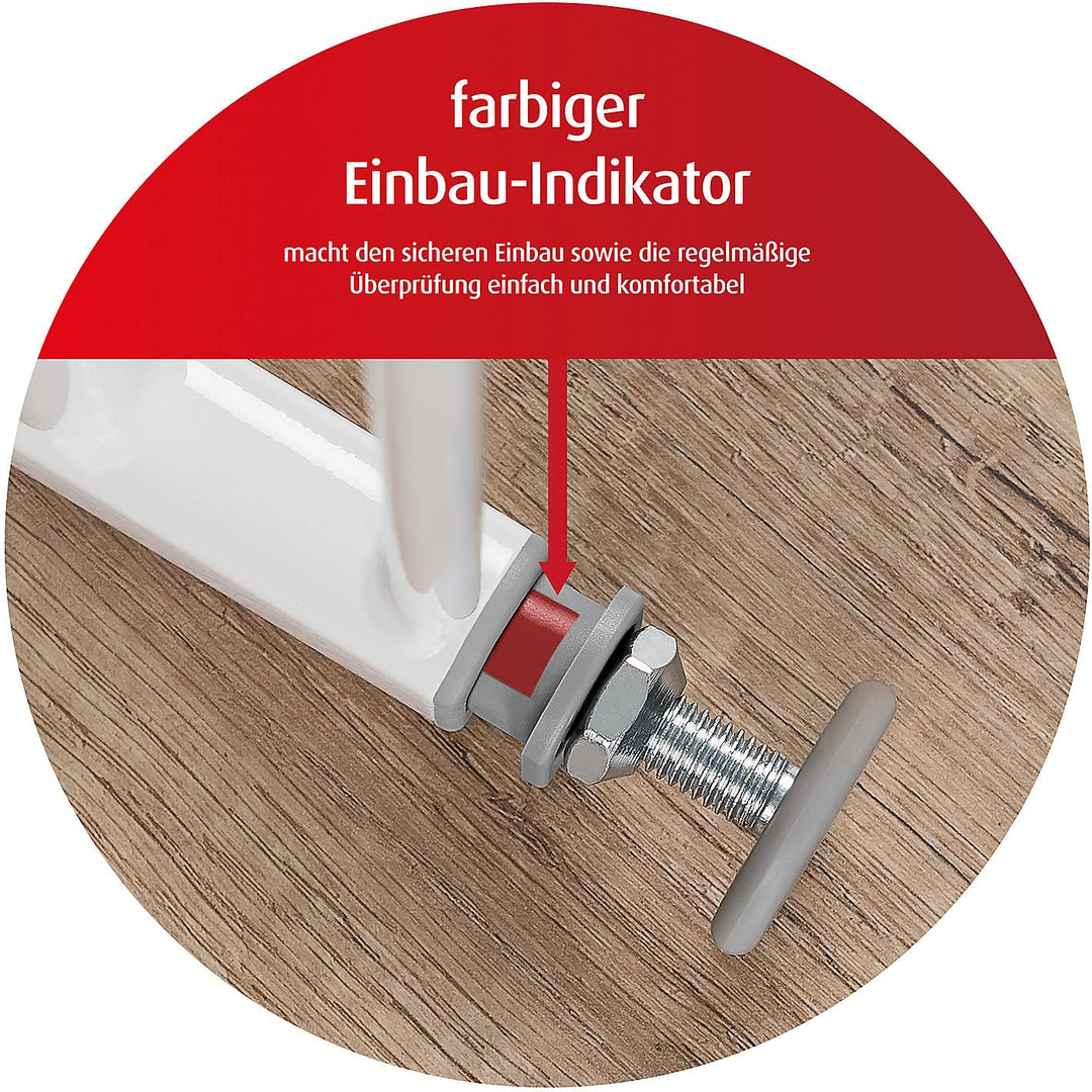 reer Türgitter und Treppengitter Basic zum Klemmen, kein Bohren, stabiler Halt, Durchgangsbreite 75-