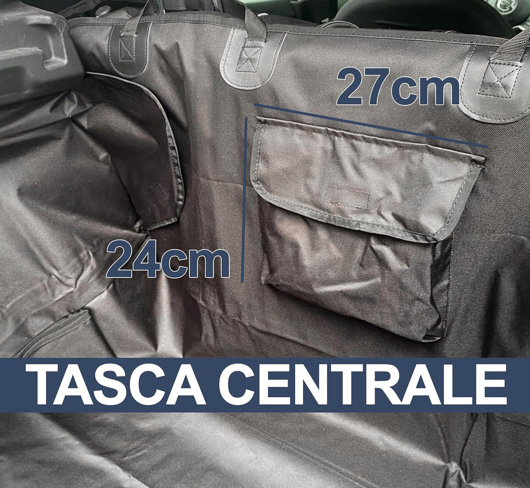 Auto Accessori Lupex - Autoabdeckung für Hunde, Kofferraumschutz, universell, wasserdicht, Material