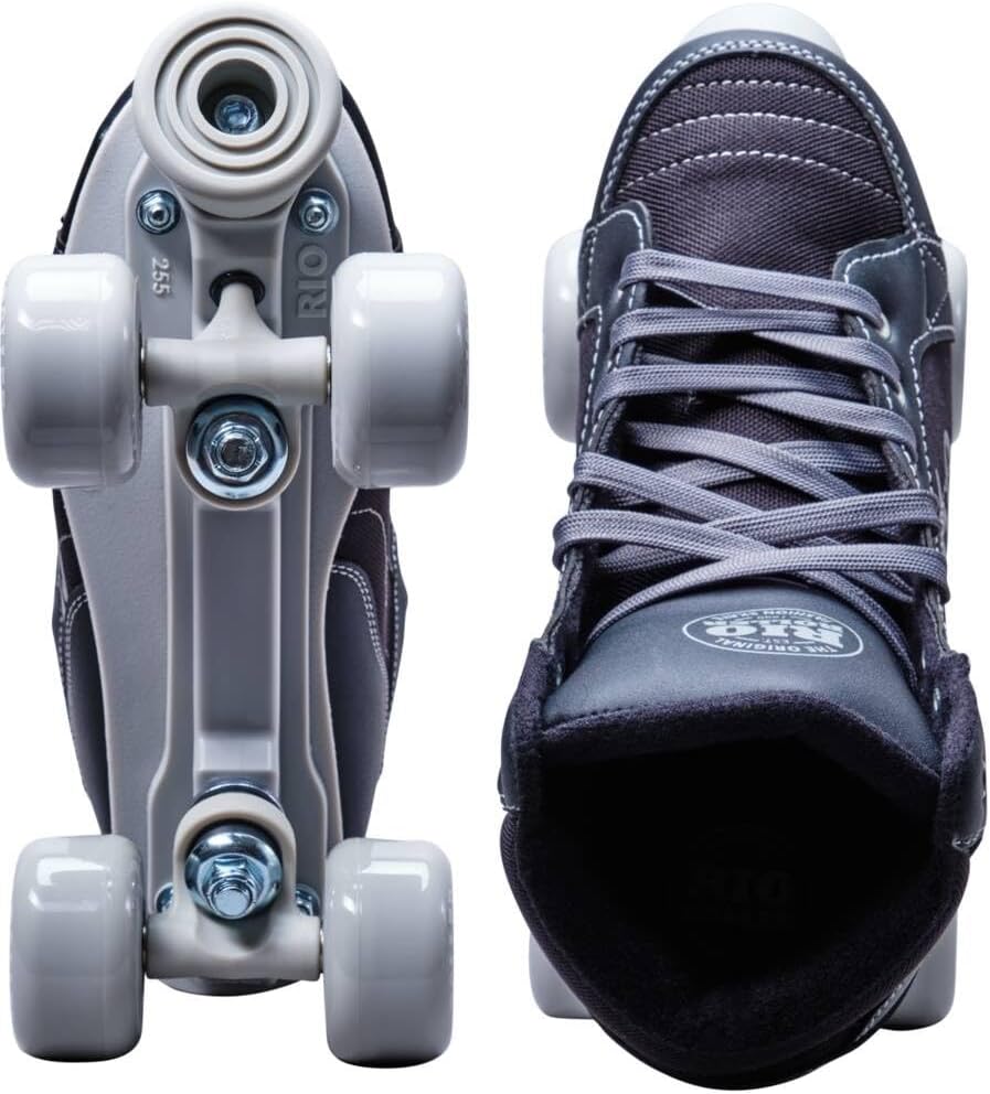 Rio Roller Lumina Rollschuhe Black/Grey 6uk Schwarz / Grau, 6uk Schwarz / Grau