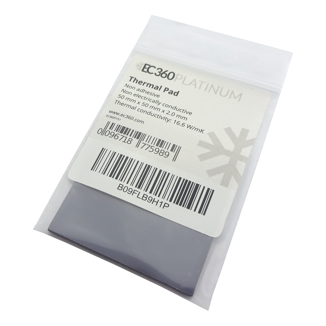 EC360® Platinum 16,6W/mK Wärmeleitpad (50 x 50 x 2,0 mm), 50 x 50 x 2,0 mm