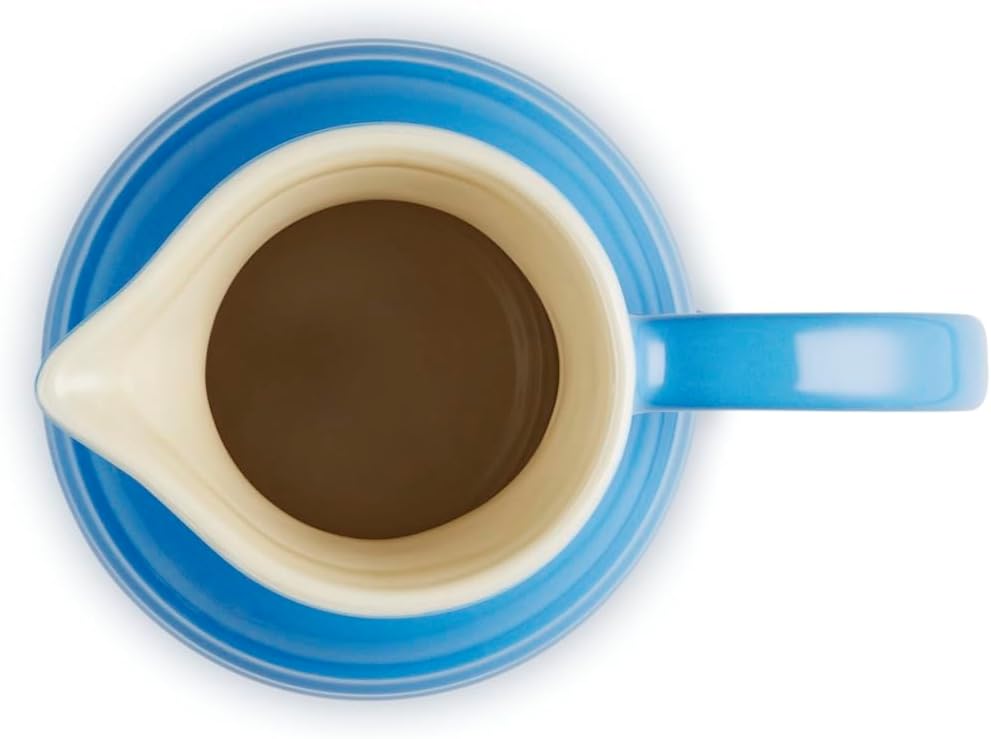 Le Creuset Kleiner Saftkrug Klassik aus Steinzeug, 0,6 L, Azure, 80903062200005, Azure